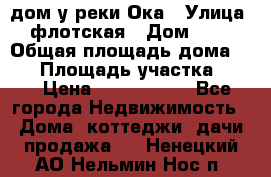 дом у реки Ока › Улица ­ флотская › Дом ­ 36 › Общая площадь дома ­ 60 › Площадь участка ­ 15 › Цена ­ 1 300 000 - Все города Недвижимость » Дома, коттеджи, дачи продажа   . Ненецкий АО,Нельмин Нос п.